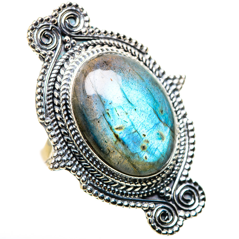 Labradorite Rings handcrafted by Anasilvercos - RING132748 - Photo 2