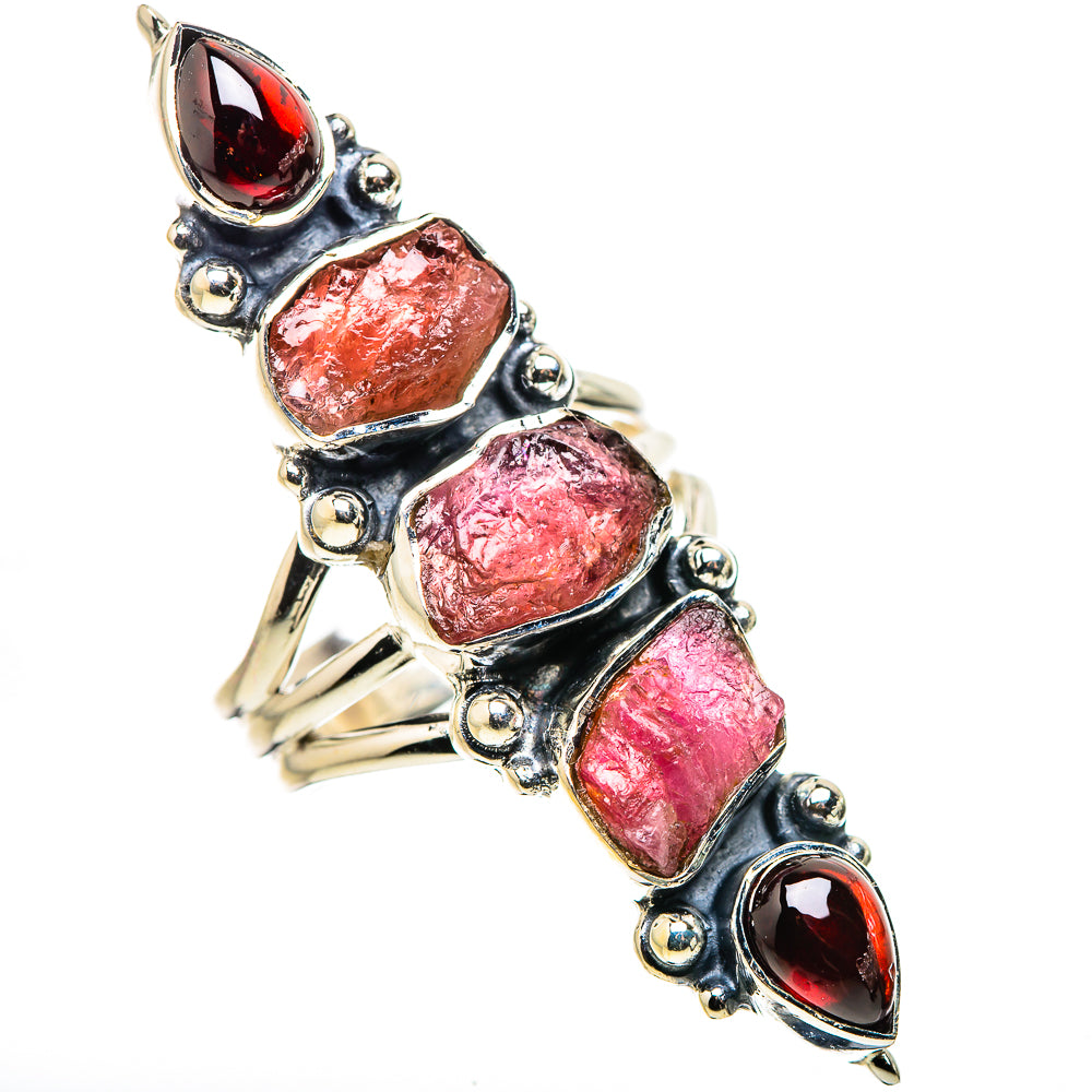 Pink Tourmaline Rings handcrafted by Anasilvercos - RING132755 - Photo 2
