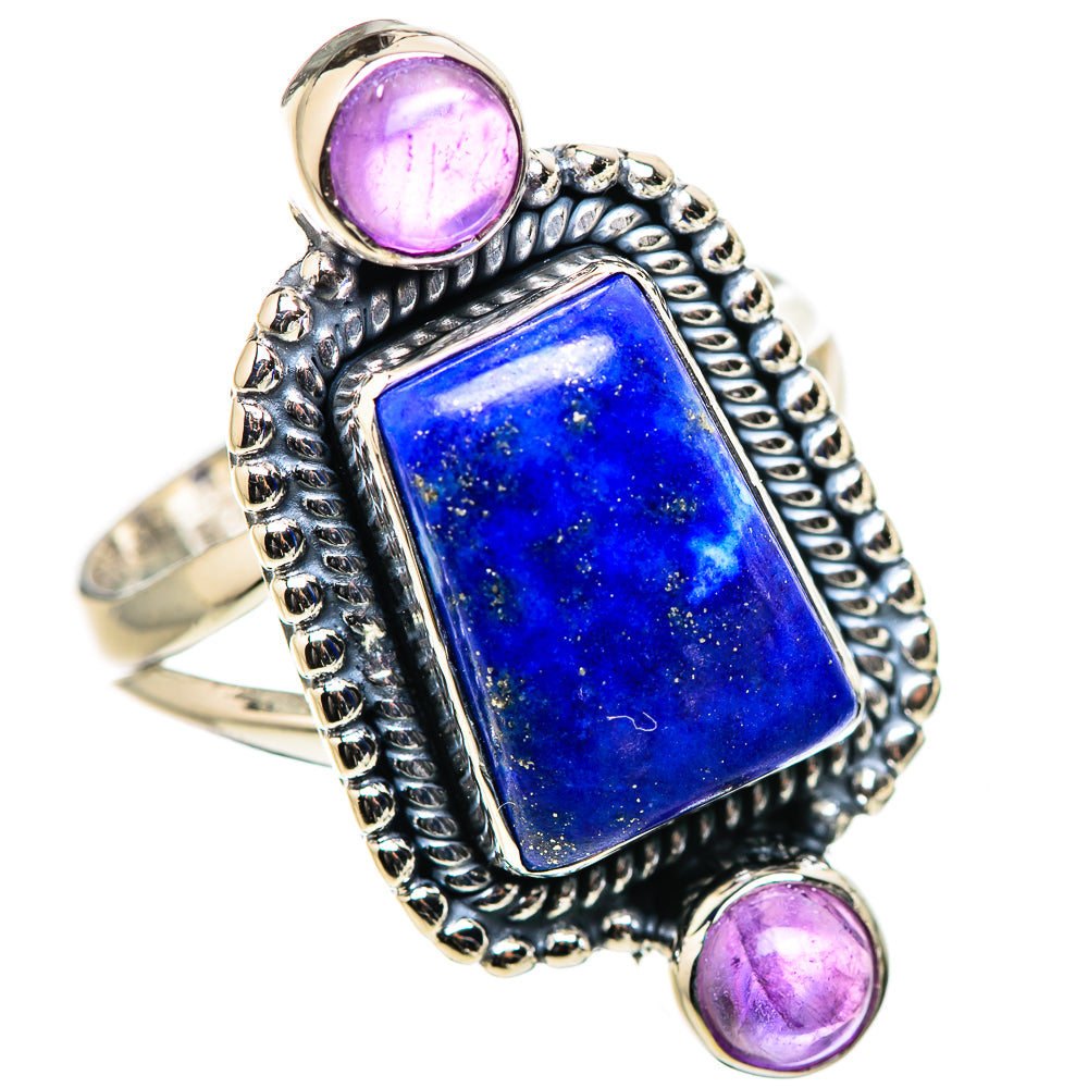 Lapis Lazuli Rings handcrafted by Anasilvercos - RING132825 - Photo 2