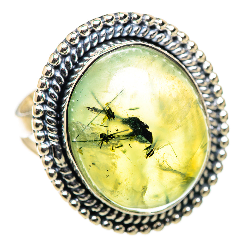 Prehnite Rings handcrafted by Anasilvercos - RING132829 - Photo 2