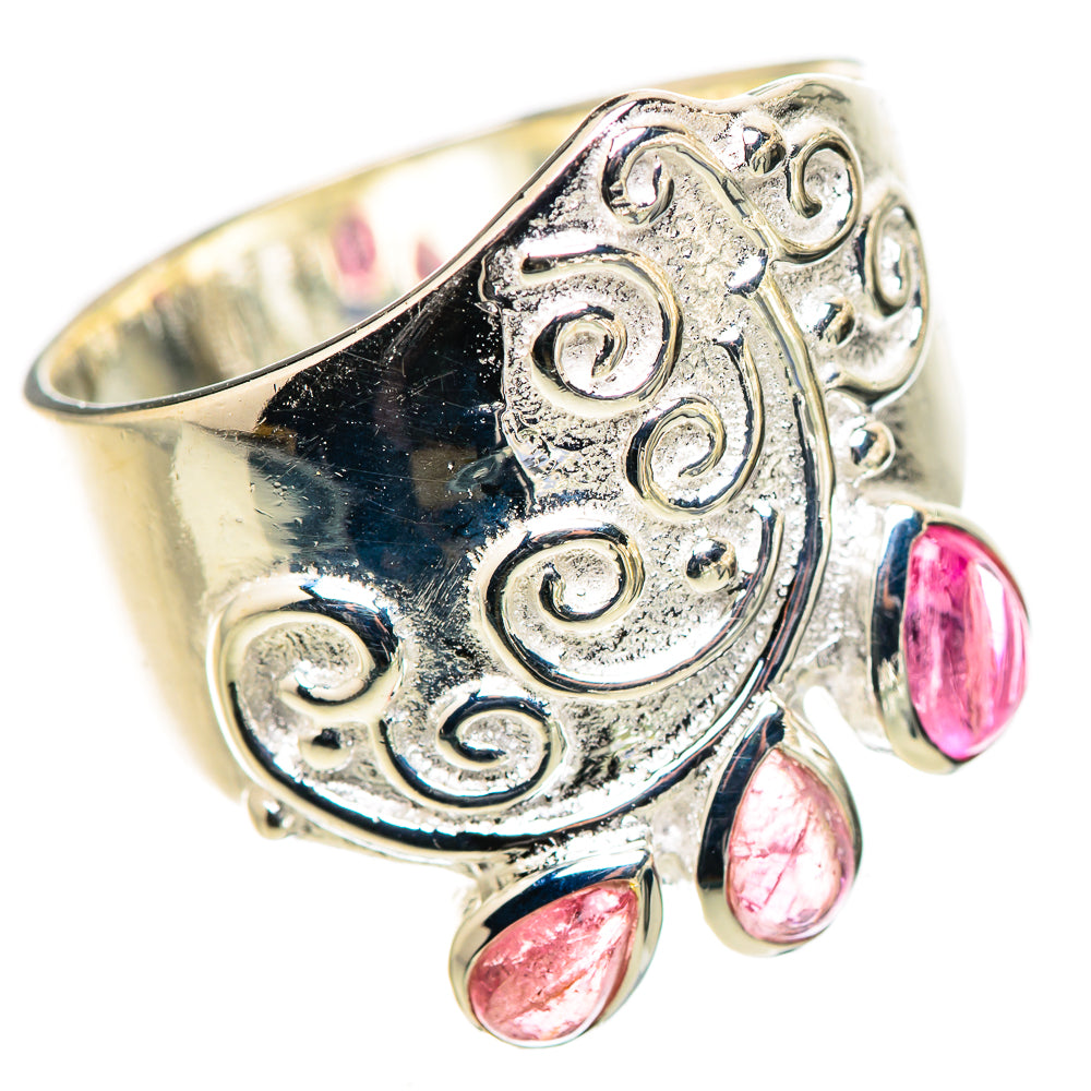 Pink Tourmaline Rings handcrafted by Anasilvercos - RING132833 - Photo 2