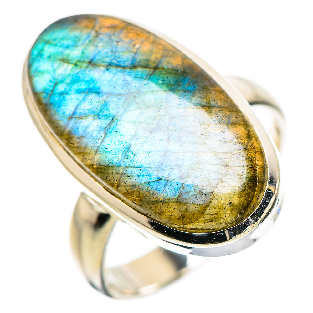 Labradorite Rings handcrafted by Anasilvercos - RING132846 - Photo 2
