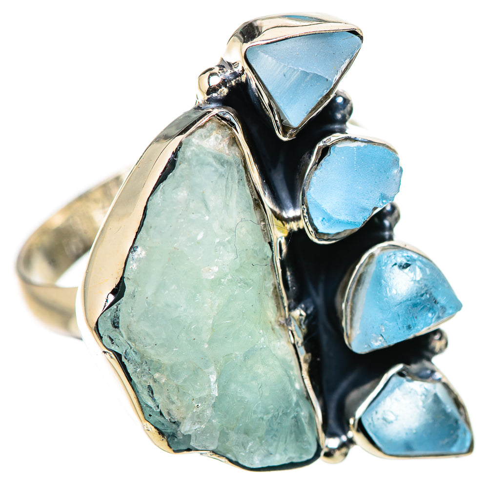 Aquamarine Rings handcrafted by Anasilvercos - RING132847 - Photo 2