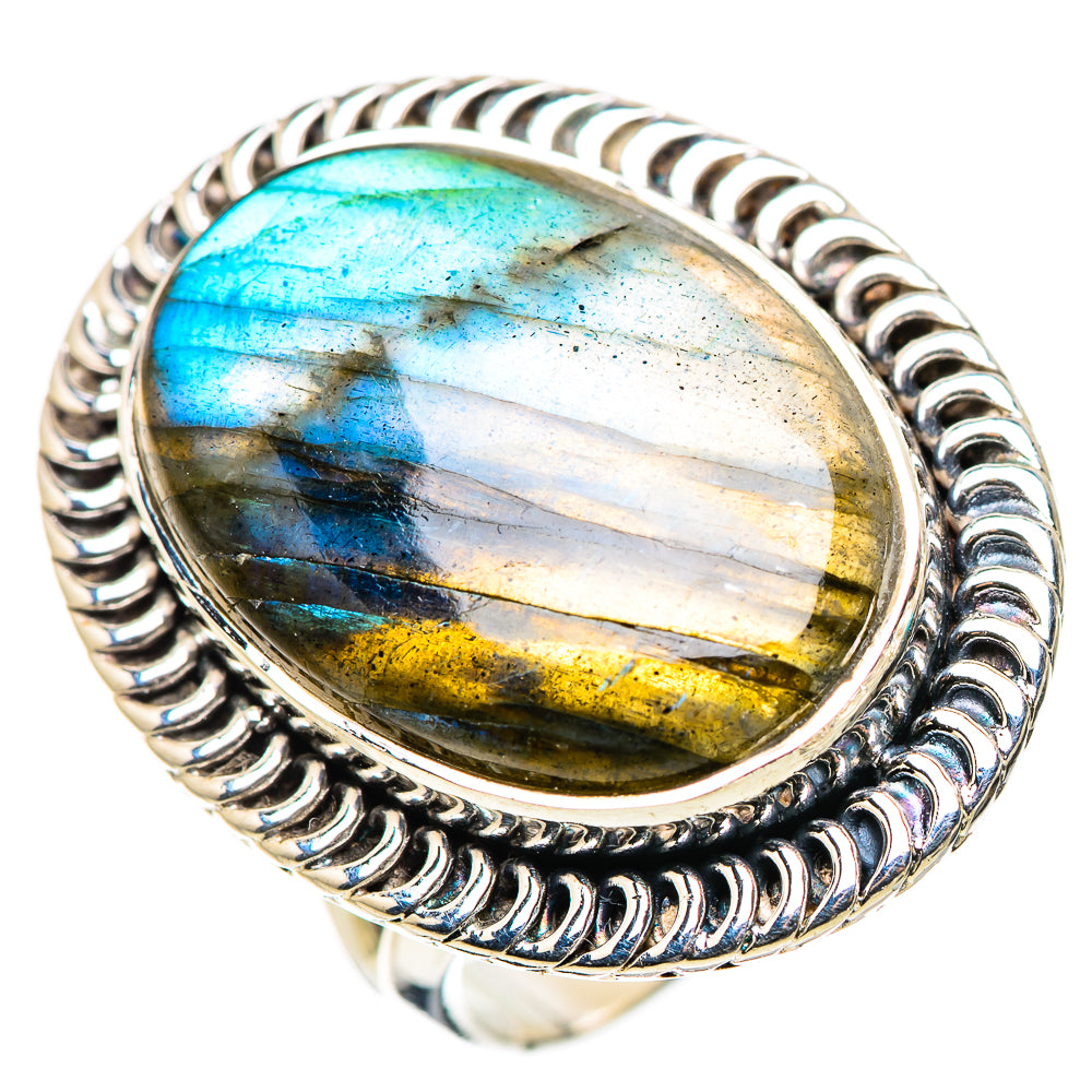 Labradorite Rings handcrafted by Anasilvercos - RING132869 - Photo 2
