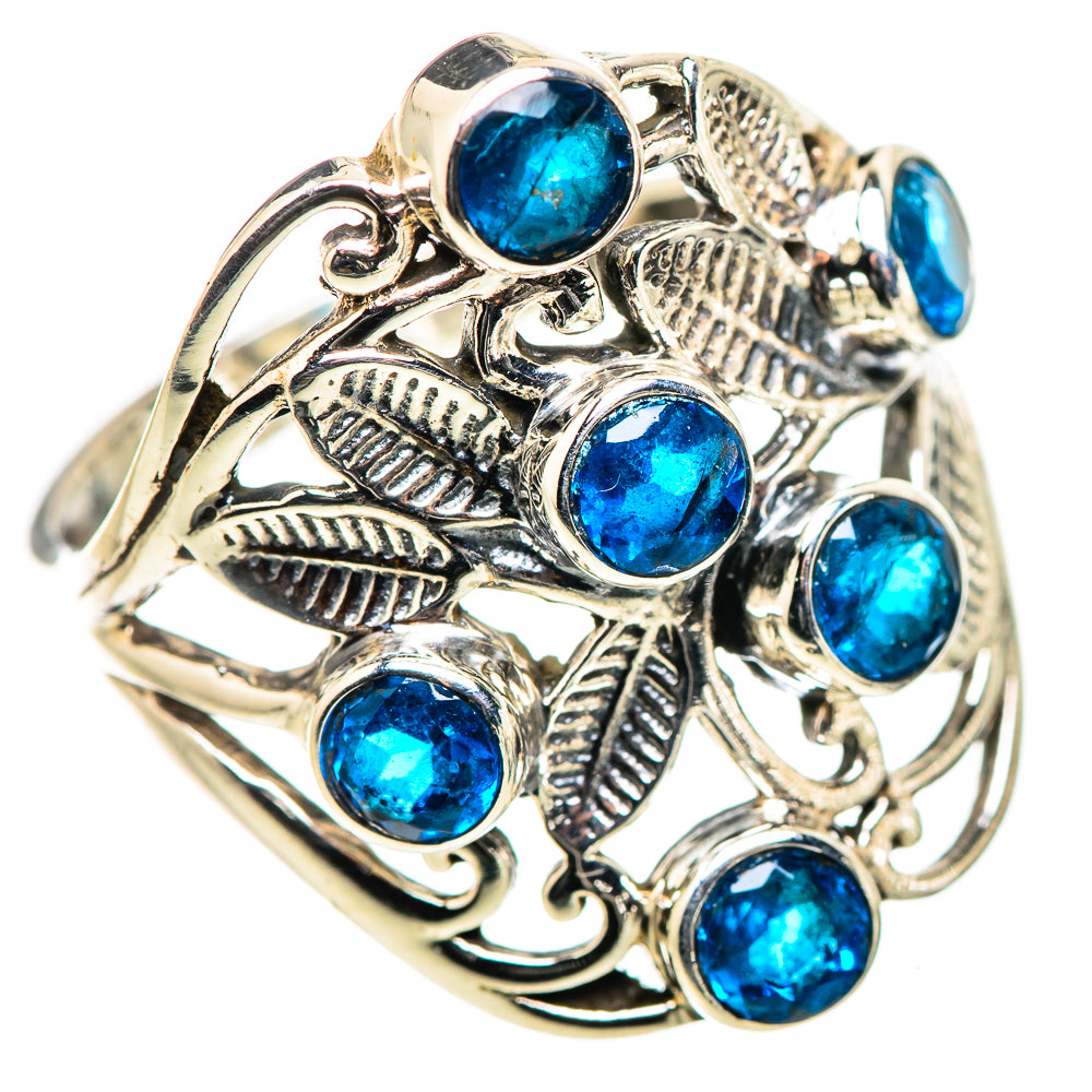 Swiss Blue Topaz Rings handcrafted by Anasilvercos - RING132896 - Photo 2