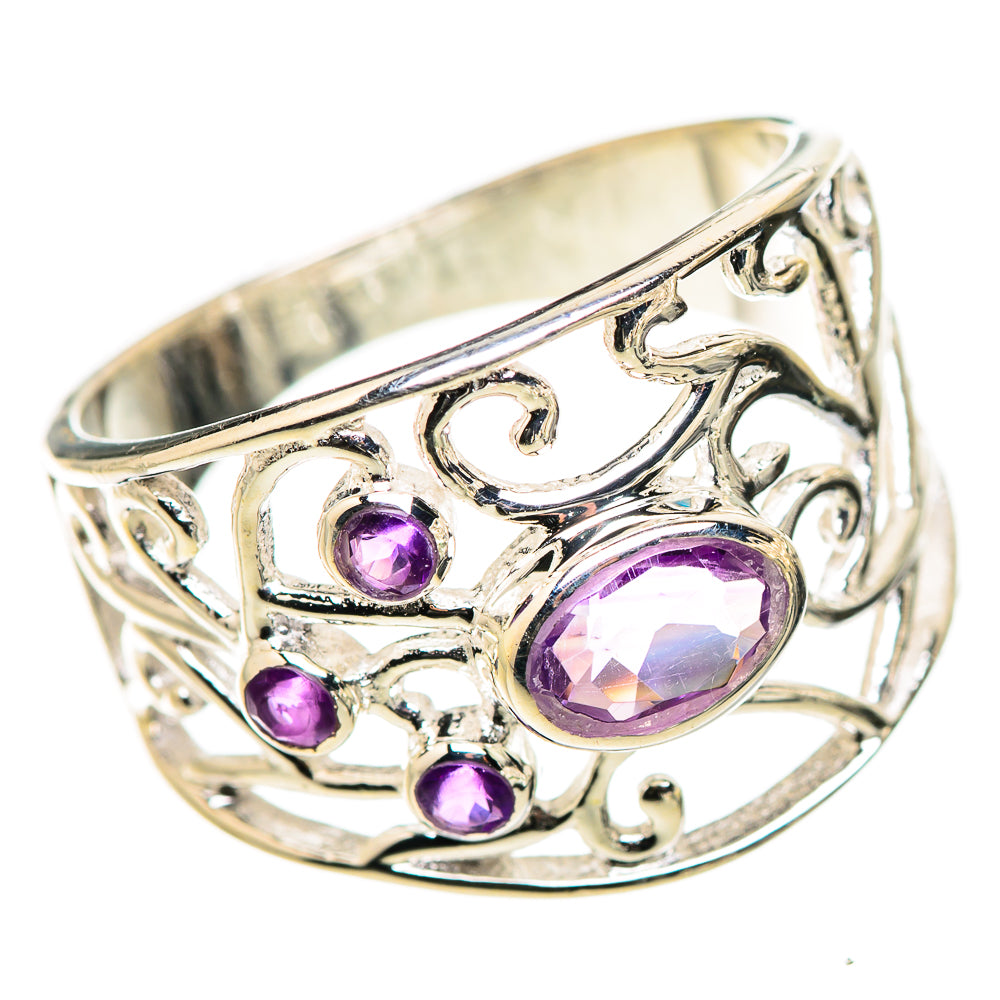 Amethyst Rings handcrafted by Anasilvercos - RING132908 - Photo 2