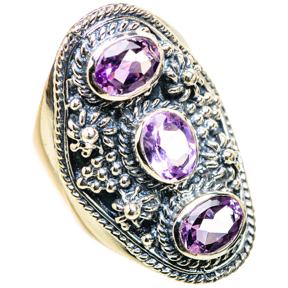 Amethyst Rings handcrafted by Anasilvercos - RING132911 - Photo 2