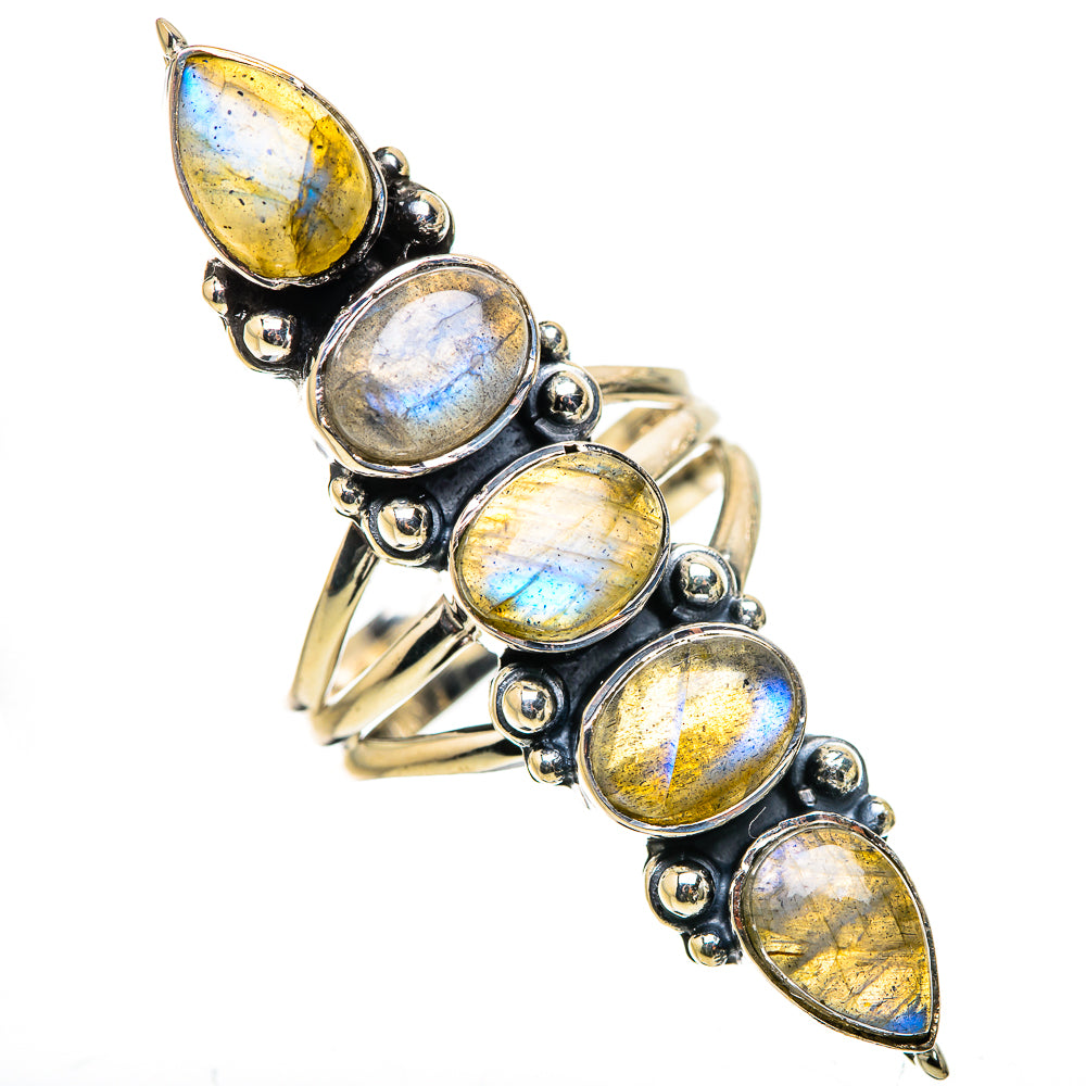 Labradorite Rings handcrafted by Anasilvercos - RING132927 - Photo 2