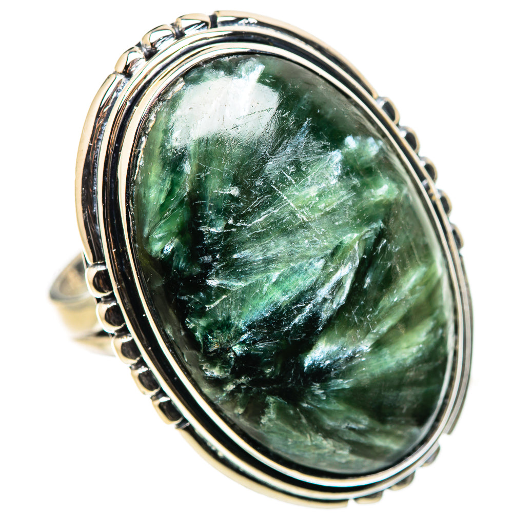Seraphinite Rings handcrafted by Anasilvercos - RING132934 - Photo 2