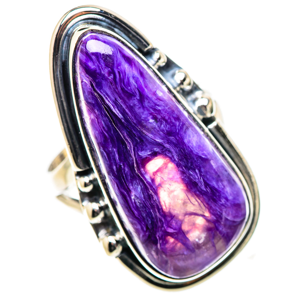 Charoite Rings handcrafted by Anasilvercos - RING132945 - Photo 2
