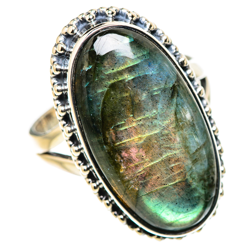Labradorite Rings handcrafted by Anasilvercos - RING132958 - Photo 2