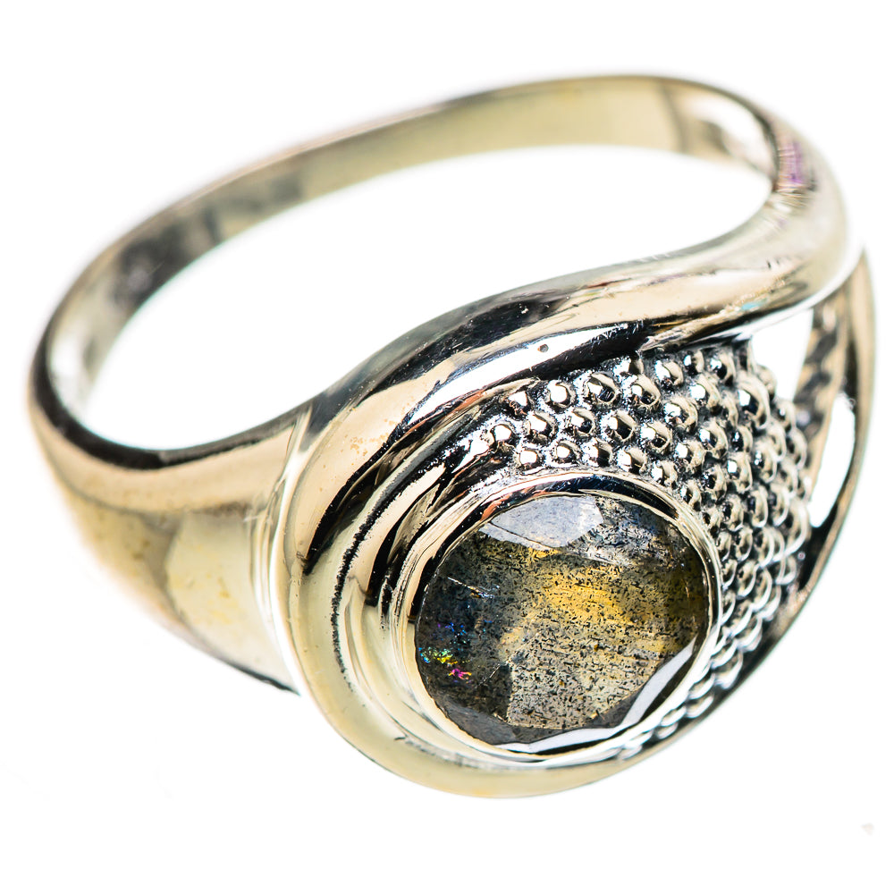 Labradorite Rings handcrafted by Anasilvercos - RING132965 - Photo 2