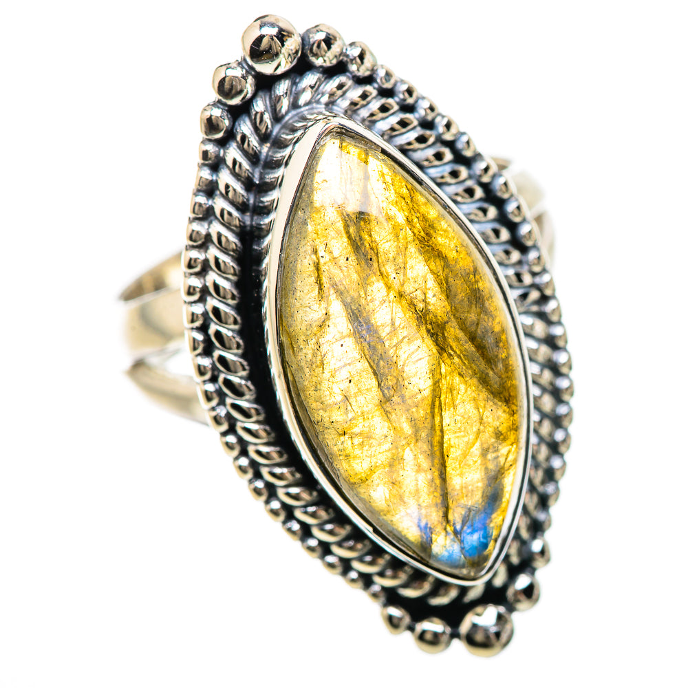 Labradorite Rings handcrafted by Anasilvercos - RING132968 - Photo 2