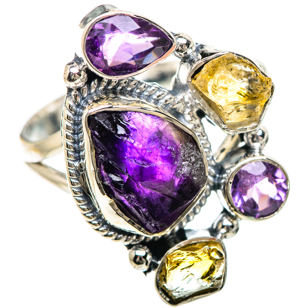 Amethyst Rings handcrafted by Anasilvercos - RING132980 - Photo 2