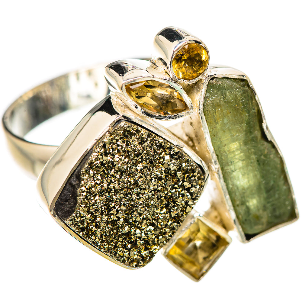 Metallic Druzy Rings handcrafted by Anasilvercos - RING132985 - Photo 2