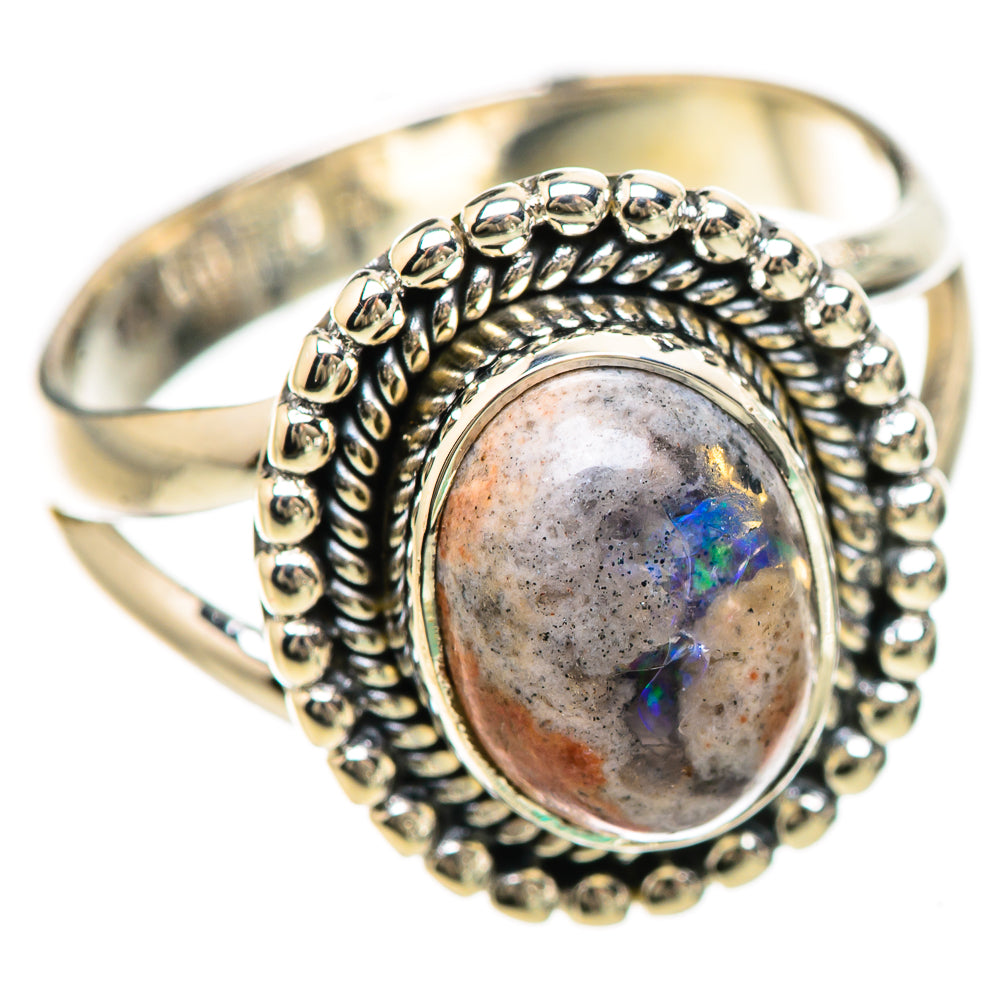 Mexican Fire Opal Rings handcrafted by Anasilvercos - RING132987 - Photo 2