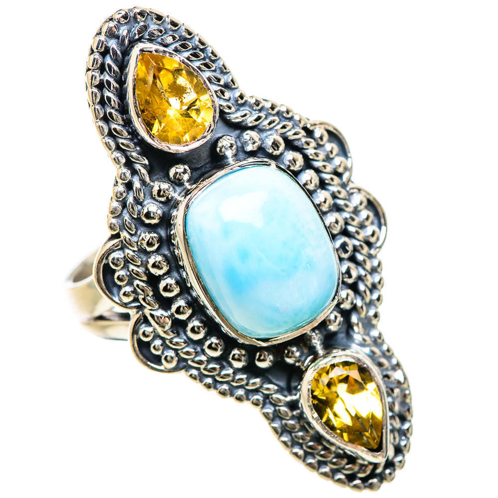 Larimar Rings handcrafted by Anasilvercos - RING132990 - Photo 2