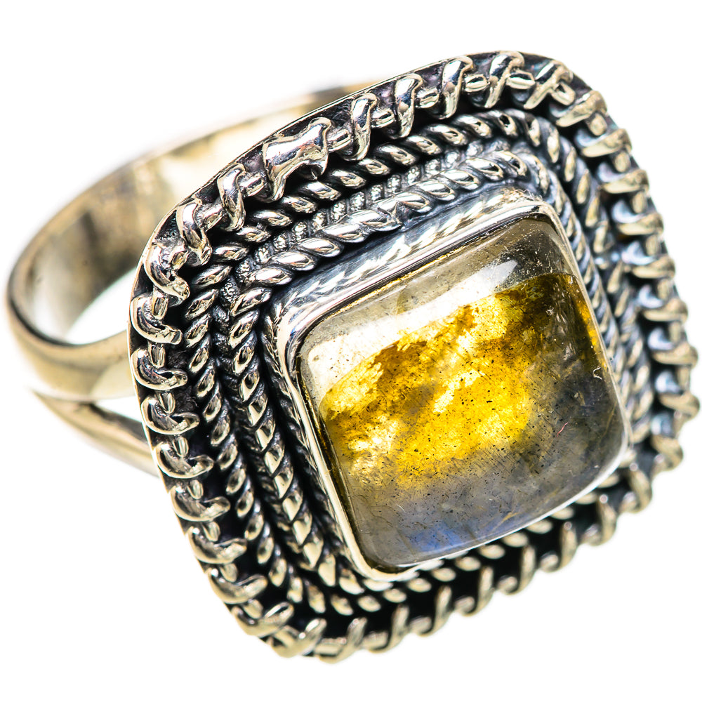 Labradorite Rings handcrafted by Anasilvercos - RING132995 - Photo 2