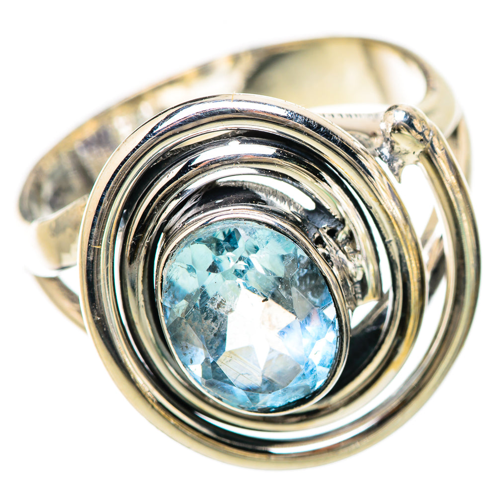 Blue Topaz Rings handcrafted by Anasilvercos - RING132996 - Photo 2