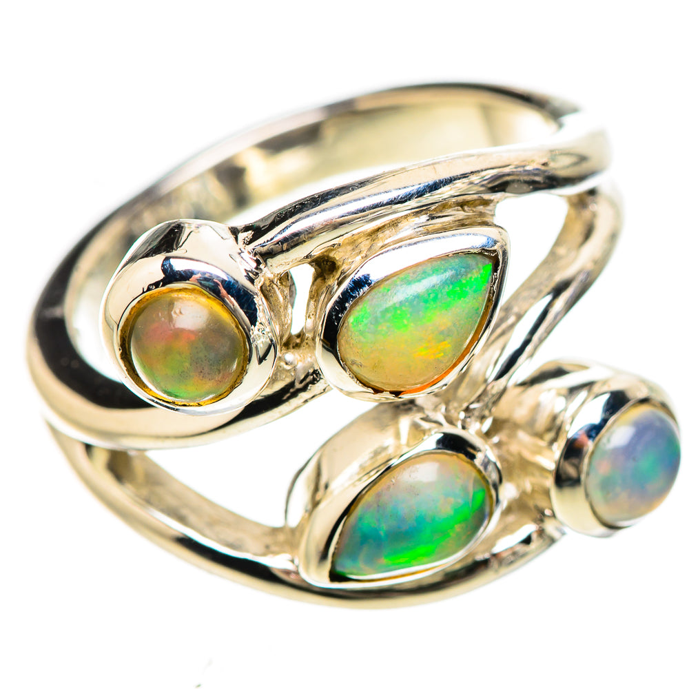 Ethiopian Opal Rings handcrafted by Anasilvercos - RING133013 - Photo 2