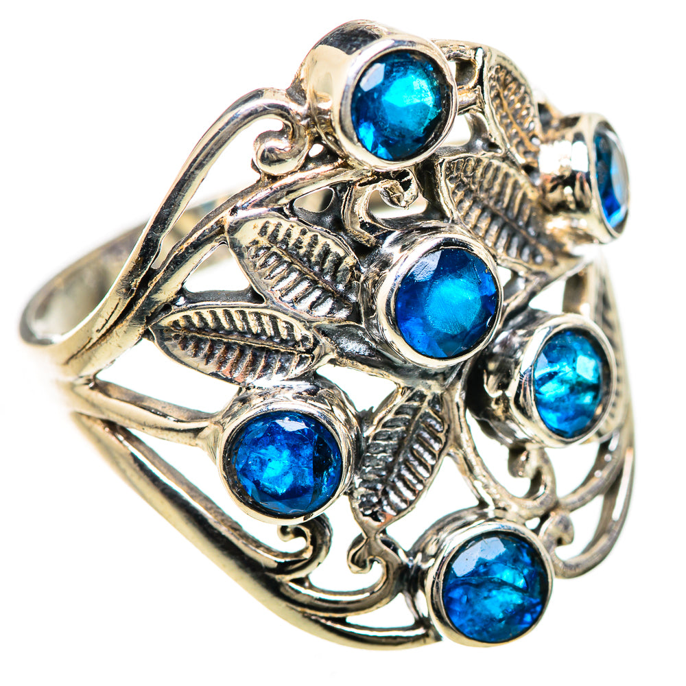 Swiss Blue Topaz Rings handcrafted by Anasilvercos - RING133018 - Photo 2