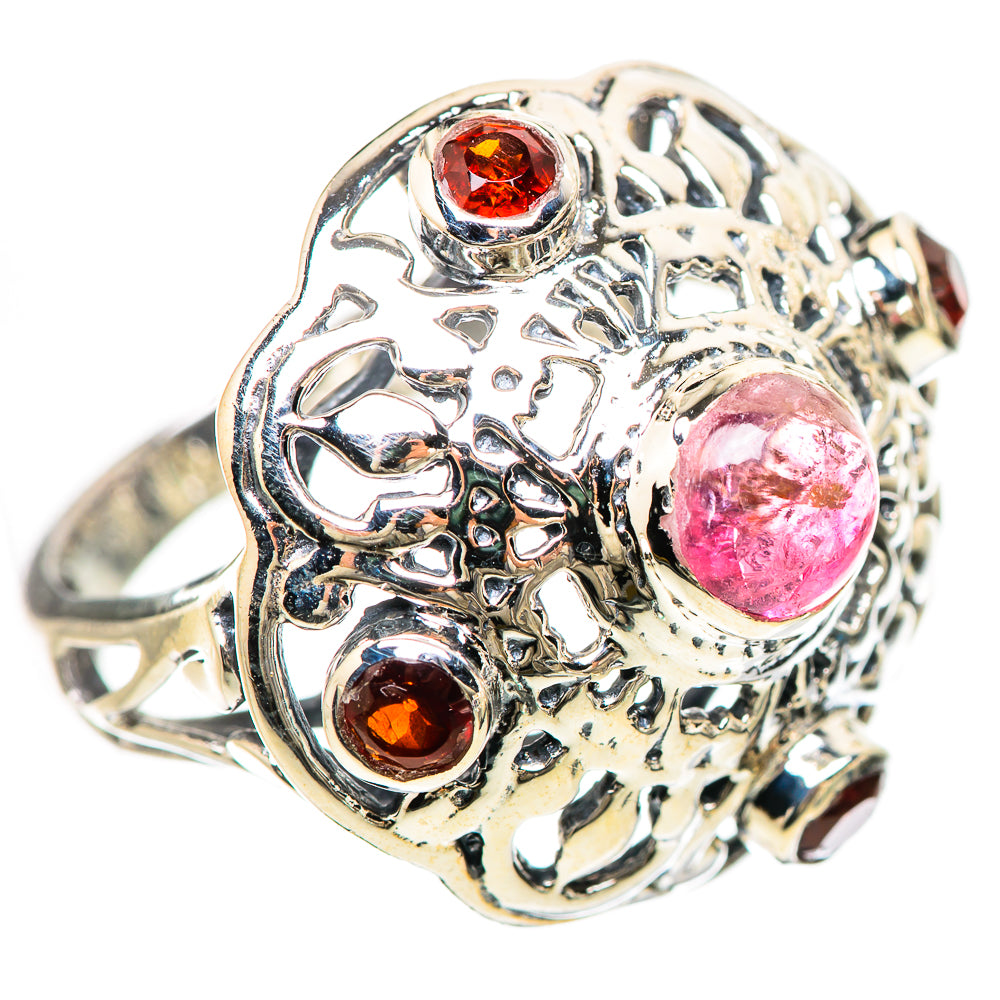 Pink Tourmaline Rings handcrafted by Anasilvercos - RING133027 - Photo 2