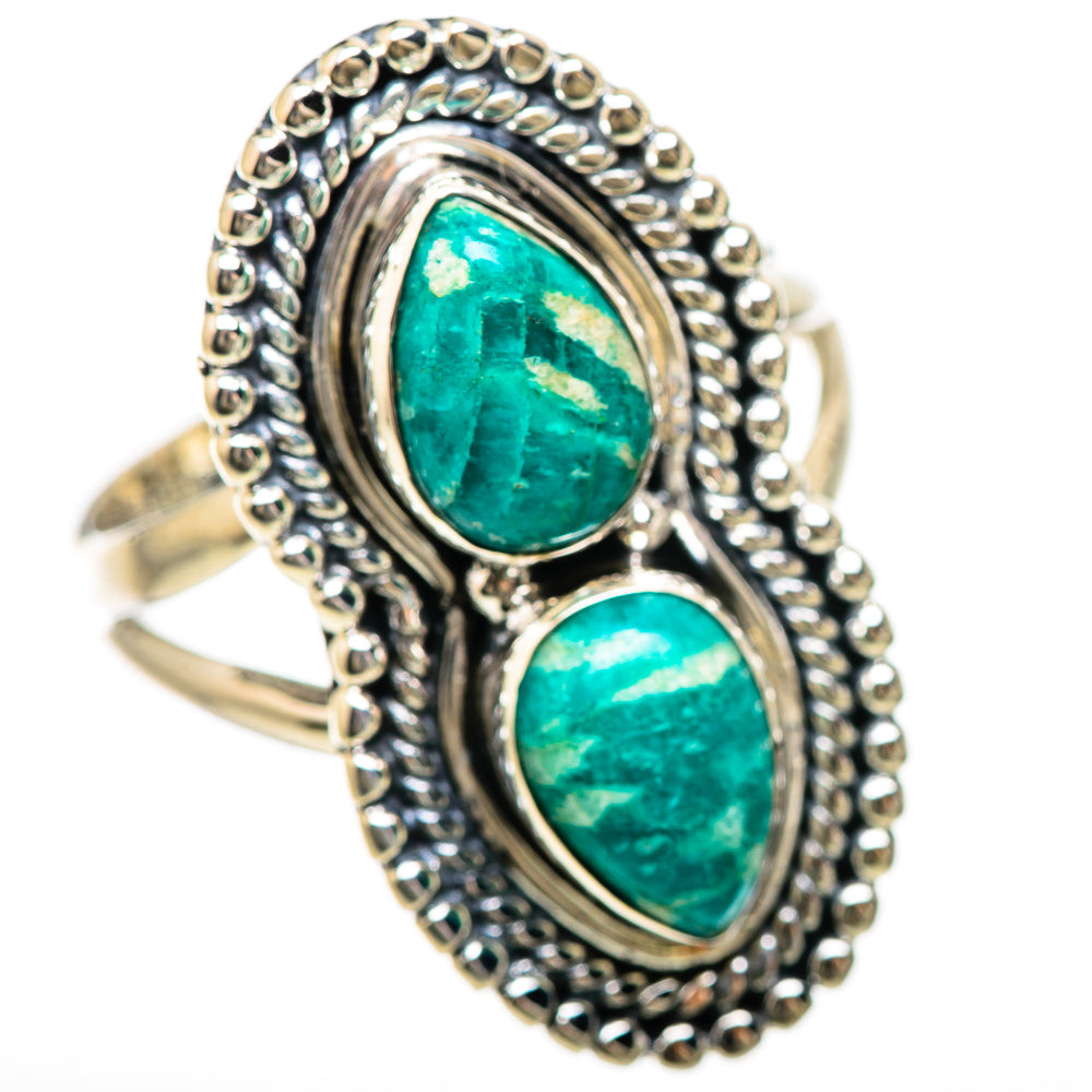 Amazonite Rings handcrafted by Anasilvercos - RING133049 - Photo 2