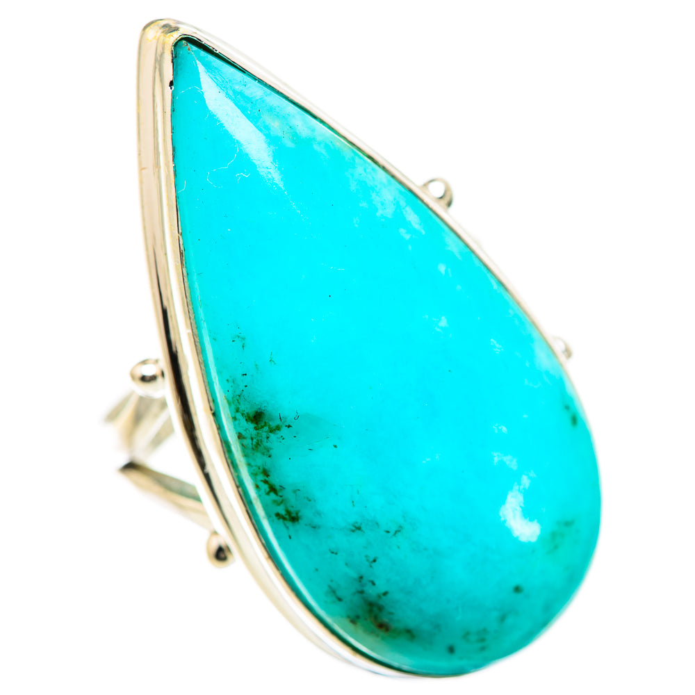 Peruvian Amazonite Rings handcrafted by Anasilvercos - RING133075 - Photo 2