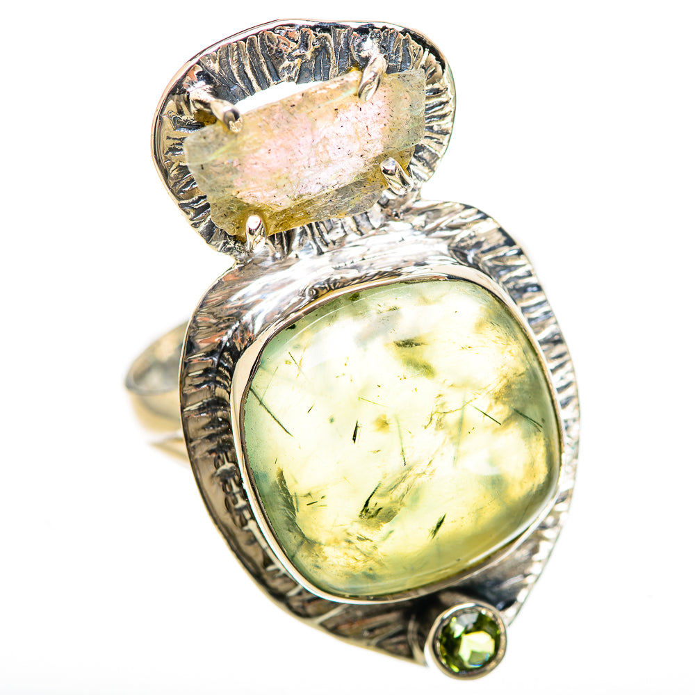 Prehnite Rings handcrafted by Anasilvercos - RING133084 - Photo 2