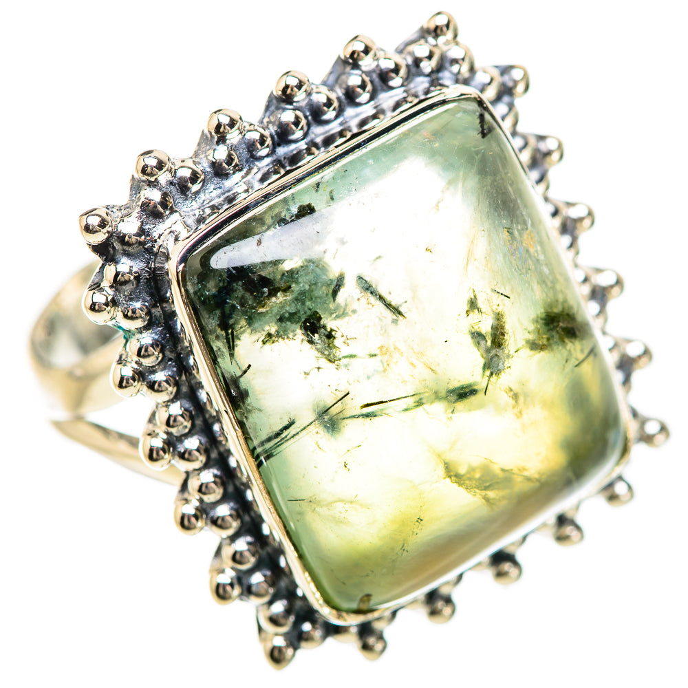 Prehnite Rings handcrafted by Anasilvercos - RING133086 - Photo 2