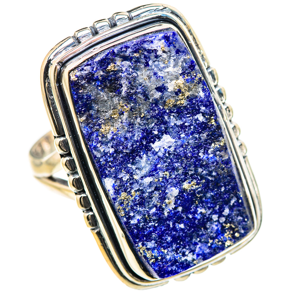 Lapis Lazuli Rings handcrafted by Anasilvercos - RING133114 - Photo 2
