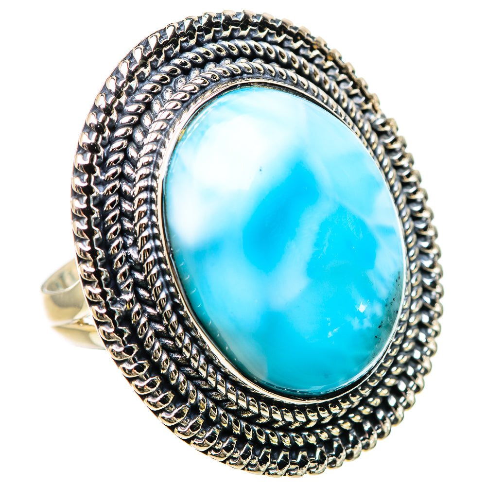 Larimar Rings handcrafted by Anasilvercos - RING133115 - Photo 2
