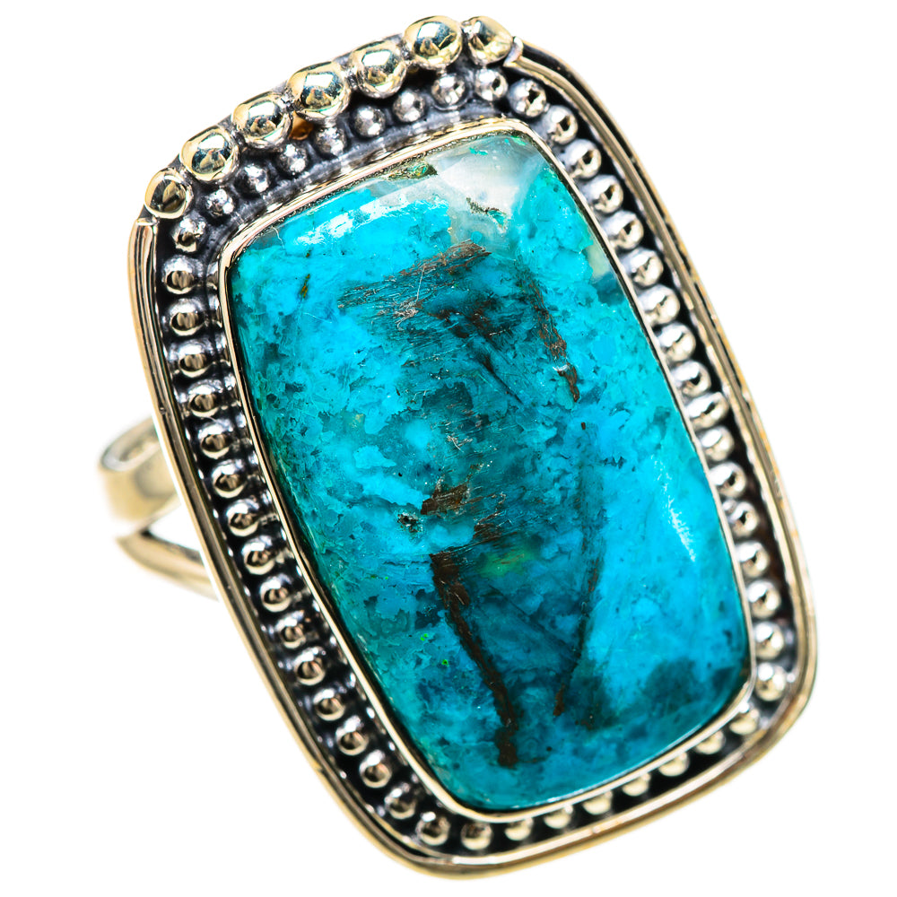 Chrysocolla Rings handcrafted by Anasilvercos - RING133116 - Photo 2