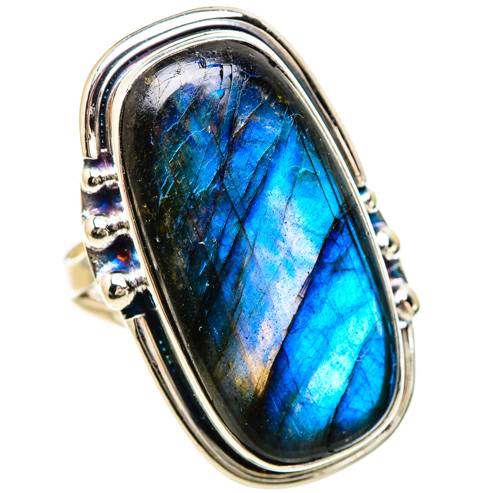 Labradorite Rings handcrafted by Anasilvercos - RING133118 - Photo 2