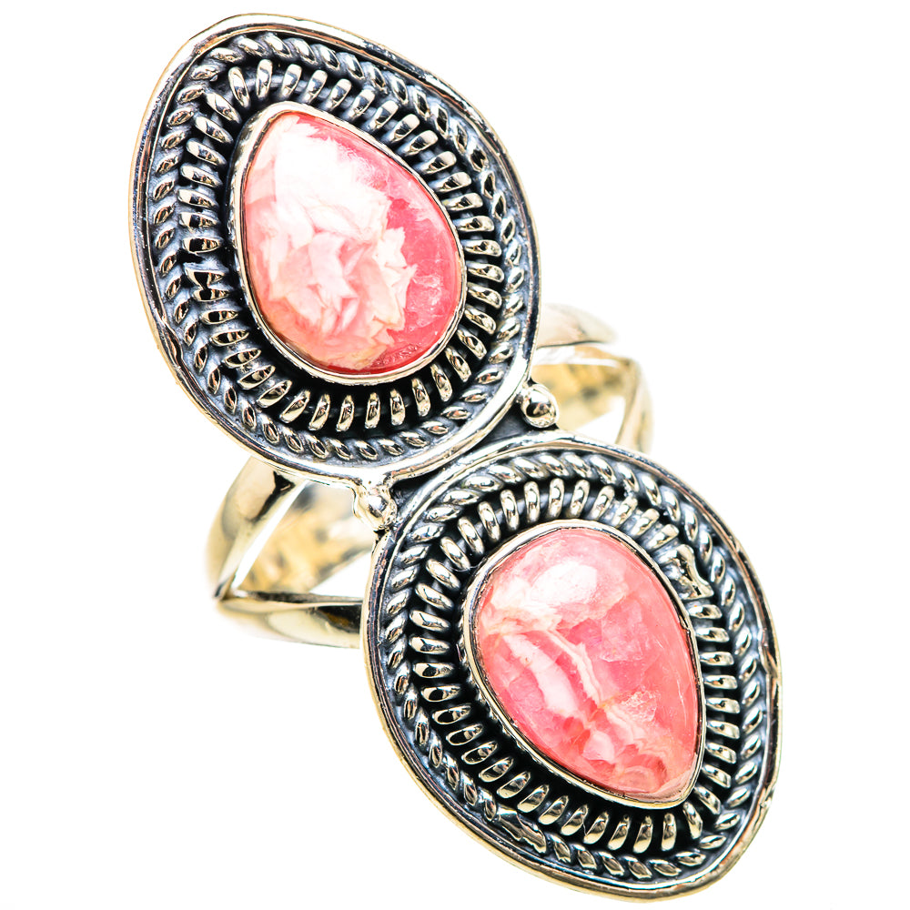 Rhodochrosite Rings handcrafted by Anasilvercos - RING133129 - Photo 2