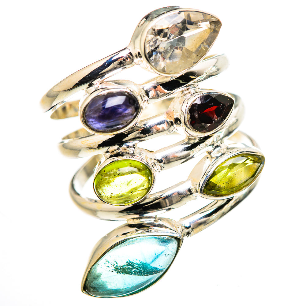 Aquamarine Rings handcrafted by Anasilvercos - RING133138 - Photo 2