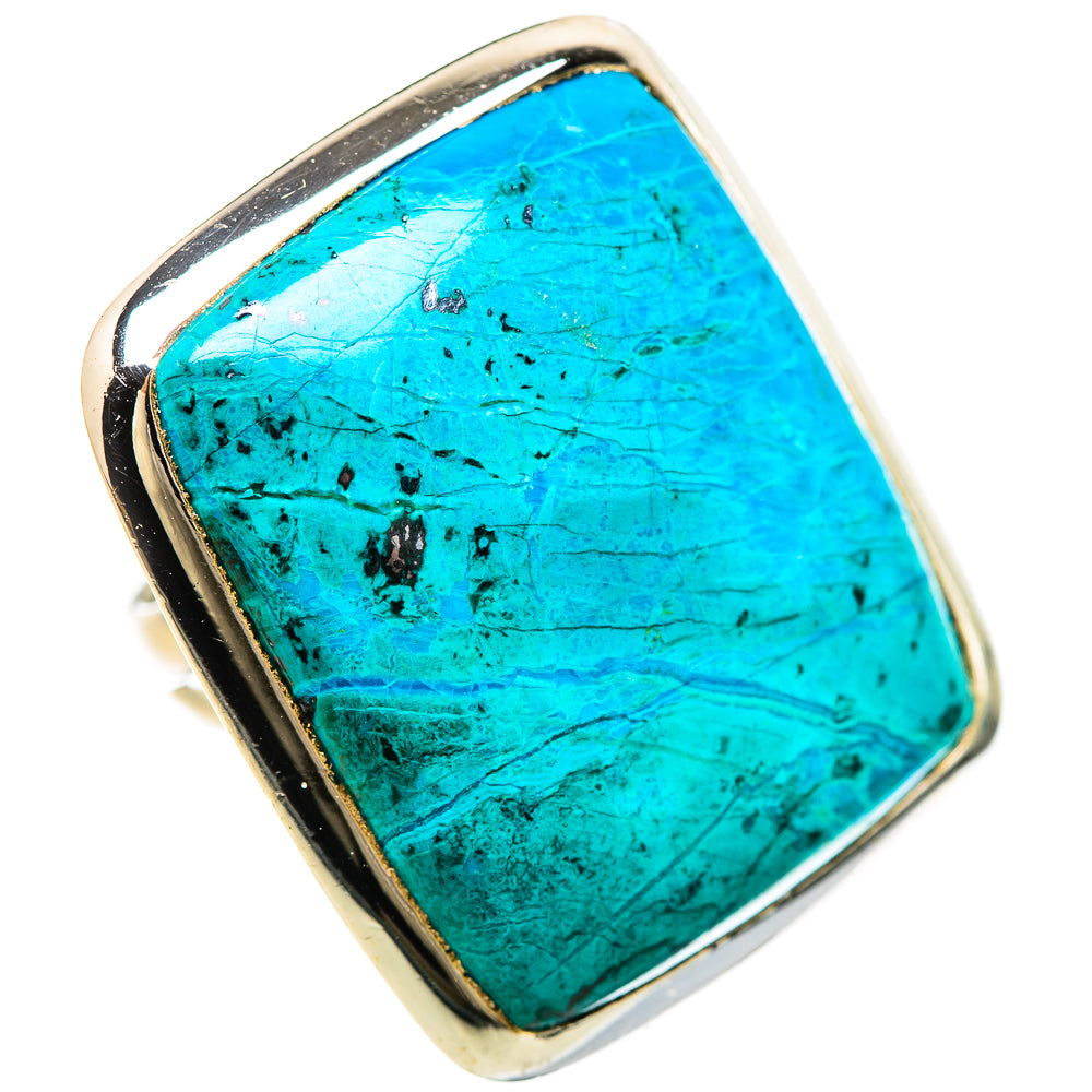 Chrysocolla Rings handcrafted by Anasilvercos - RING133142 - Photo 2