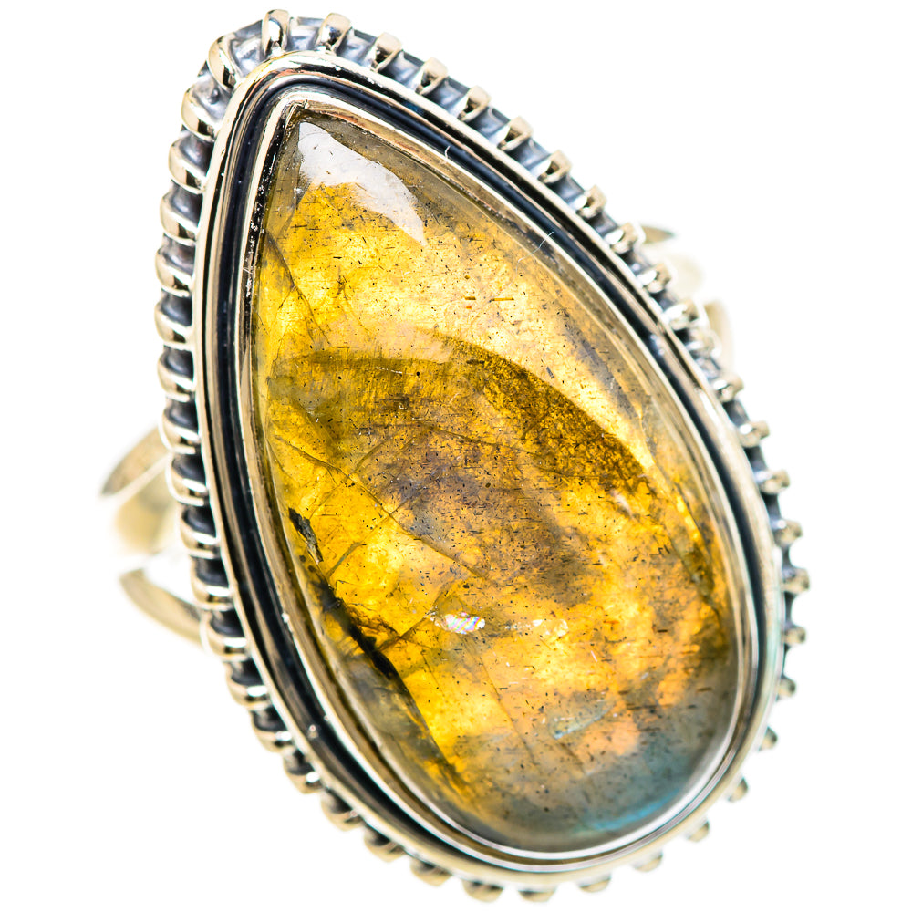 Labradorite Rings handcrafted by Anasilvercos - RING133144 - Photo 2