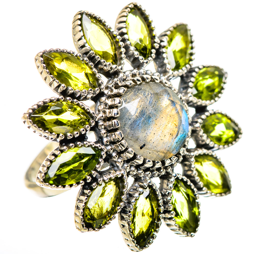 Labradorite Rings handcrafted by Anasilvercos - RING133152 - Photo 2