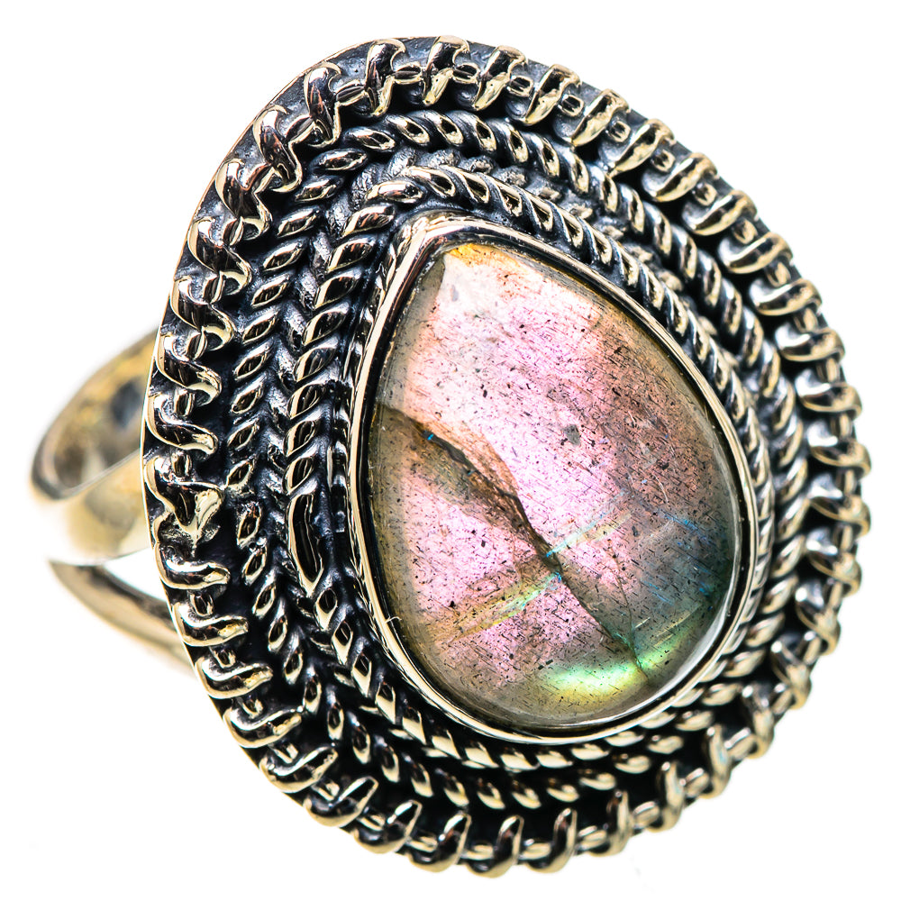 Labradorite Rings handcrafted by Anasilvercos - RING133168 - Photo 2