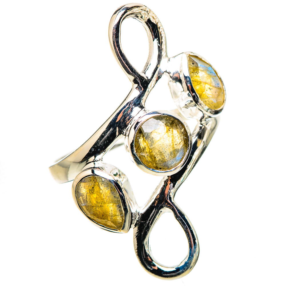 Labradorite Rings handcrafted by Anasilvercos - RING133193 - Photo 2