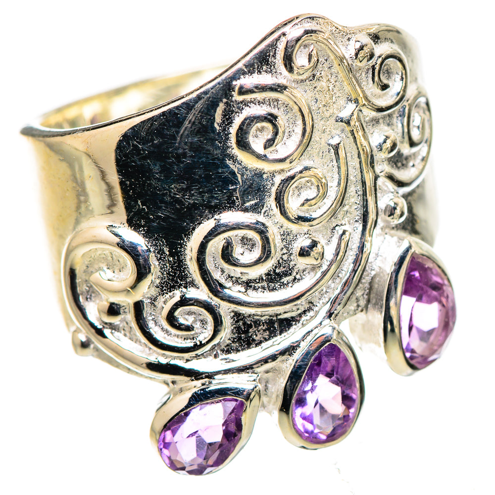 Amethyst Rings handcrafted by Anasilvercos - RING133203 - Photo 2