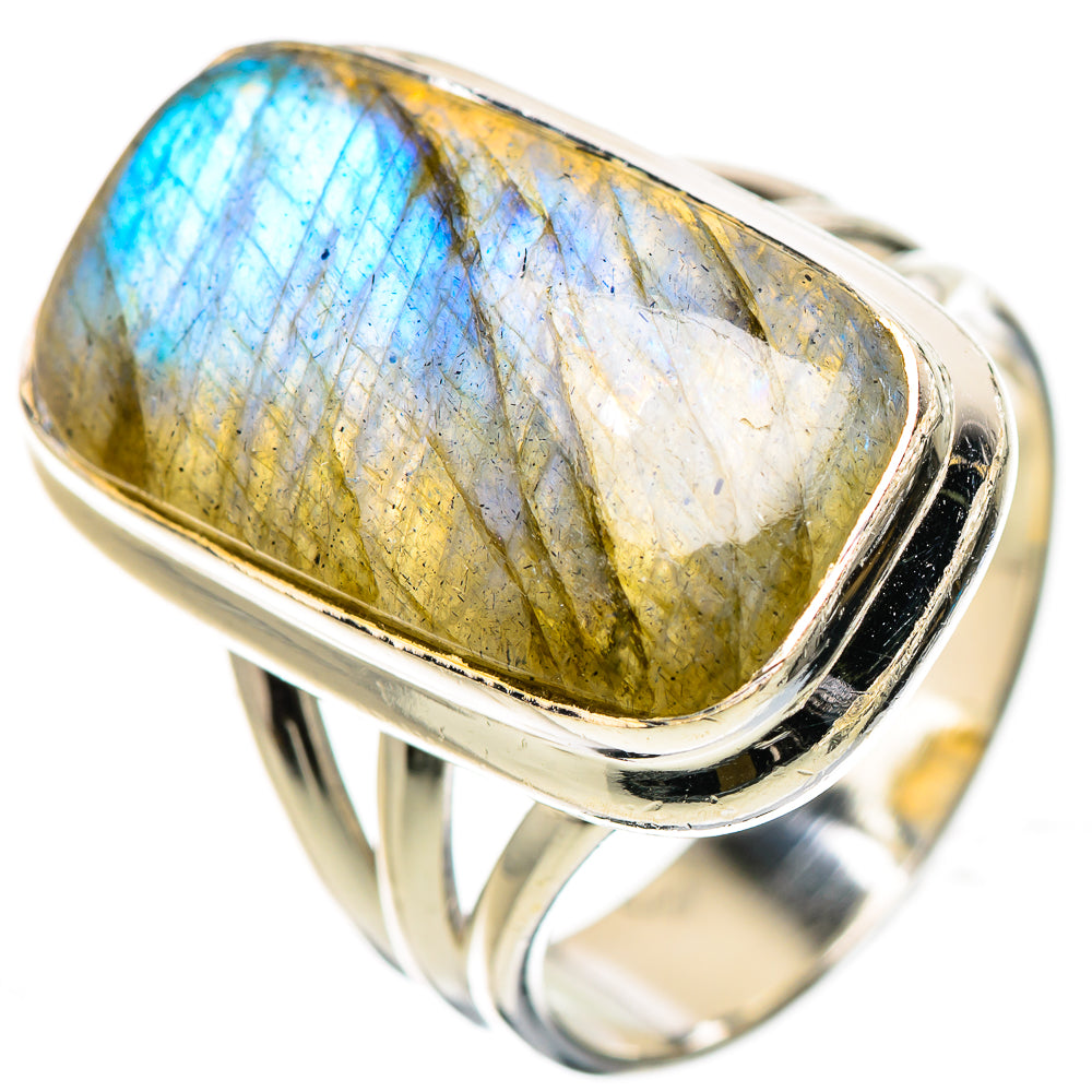 Labradorite Rings handcrafted by Anasilvercos - RING133218 - Photo 2