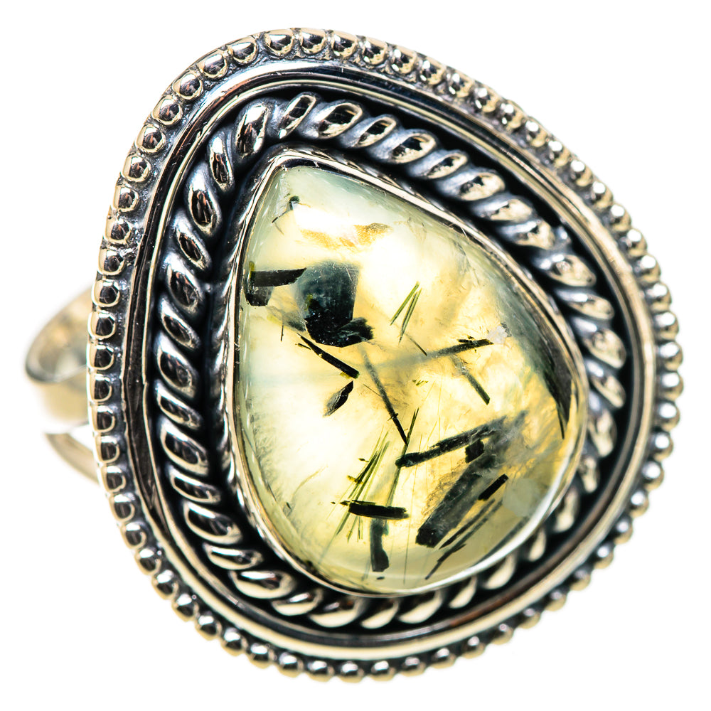 Prehnite Rings handcrafted by Anasilvercos - RING133220 - Photo 2