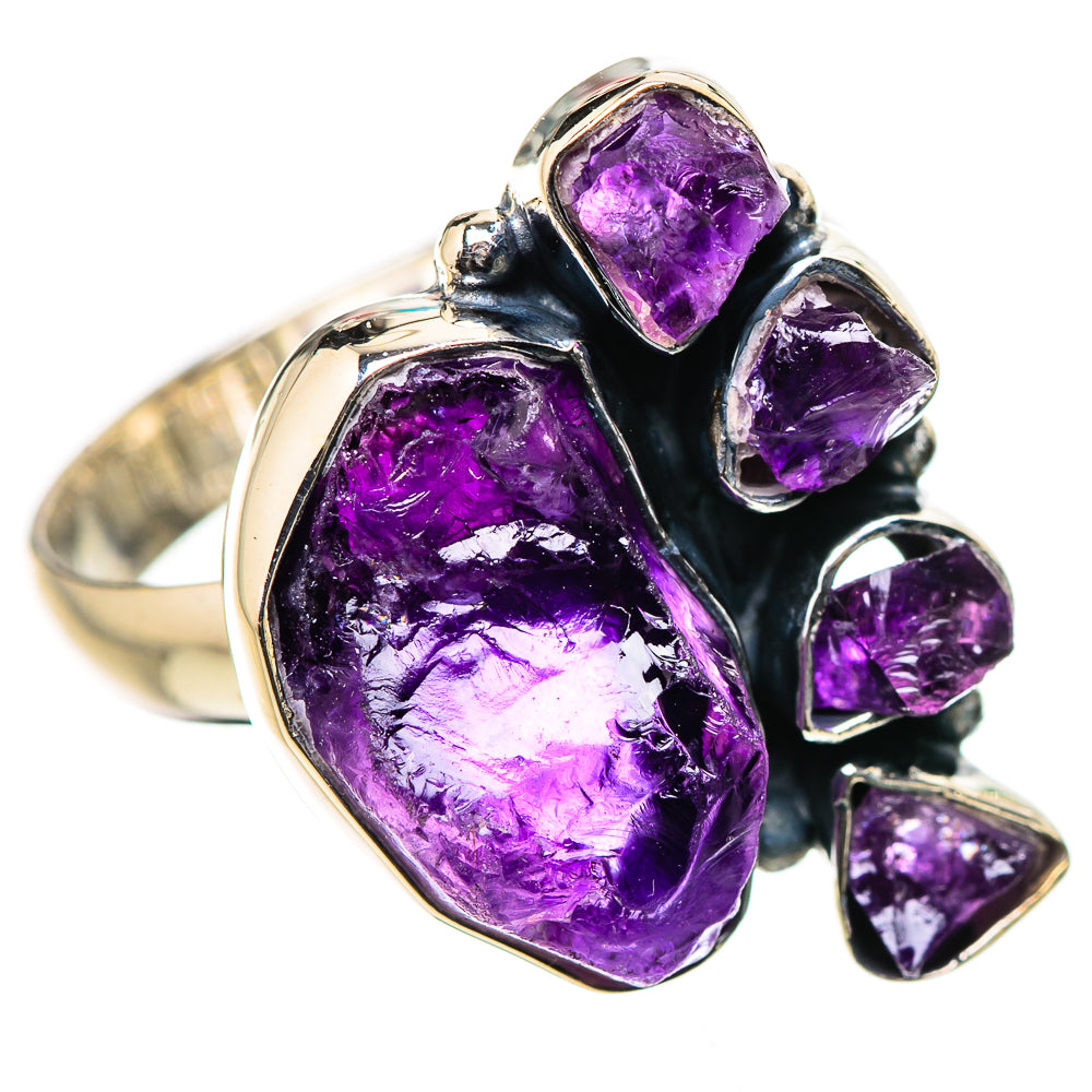 Amethyst Rings handcrafted by Anasilvercos - RING133226 - Photo 2
