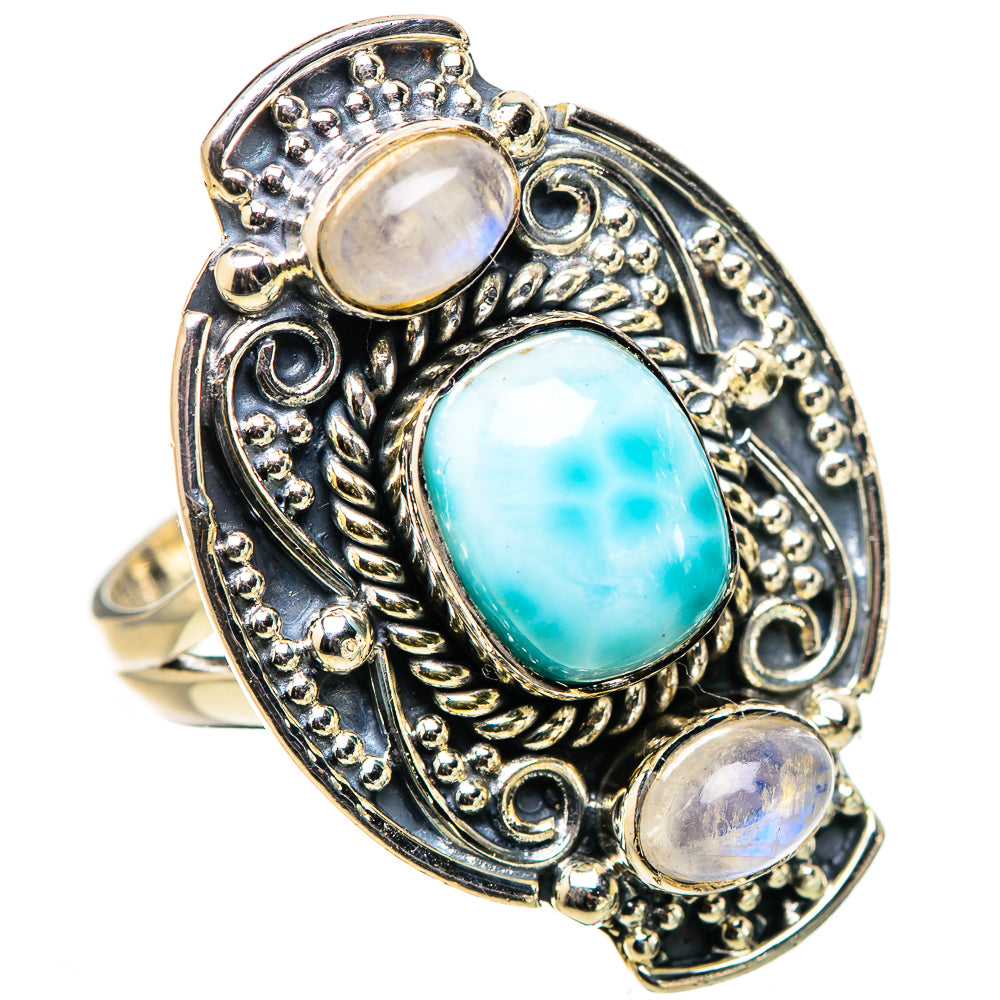 Larimar Rings handcrafted by Anasilvercos - RING133240 - Photo 2