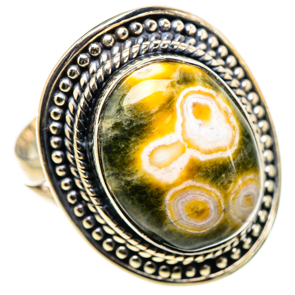 Ocean Jasper Rings handcrafted by Anasilvercos - RING133245 - Photo 2