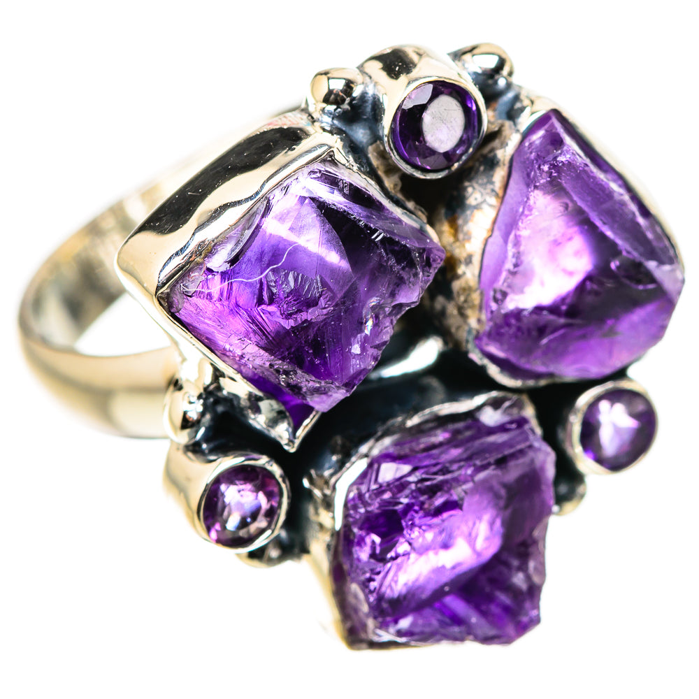 Amethyst Rings handcrafted by Anasilvercos - RING133247 - Photo 2