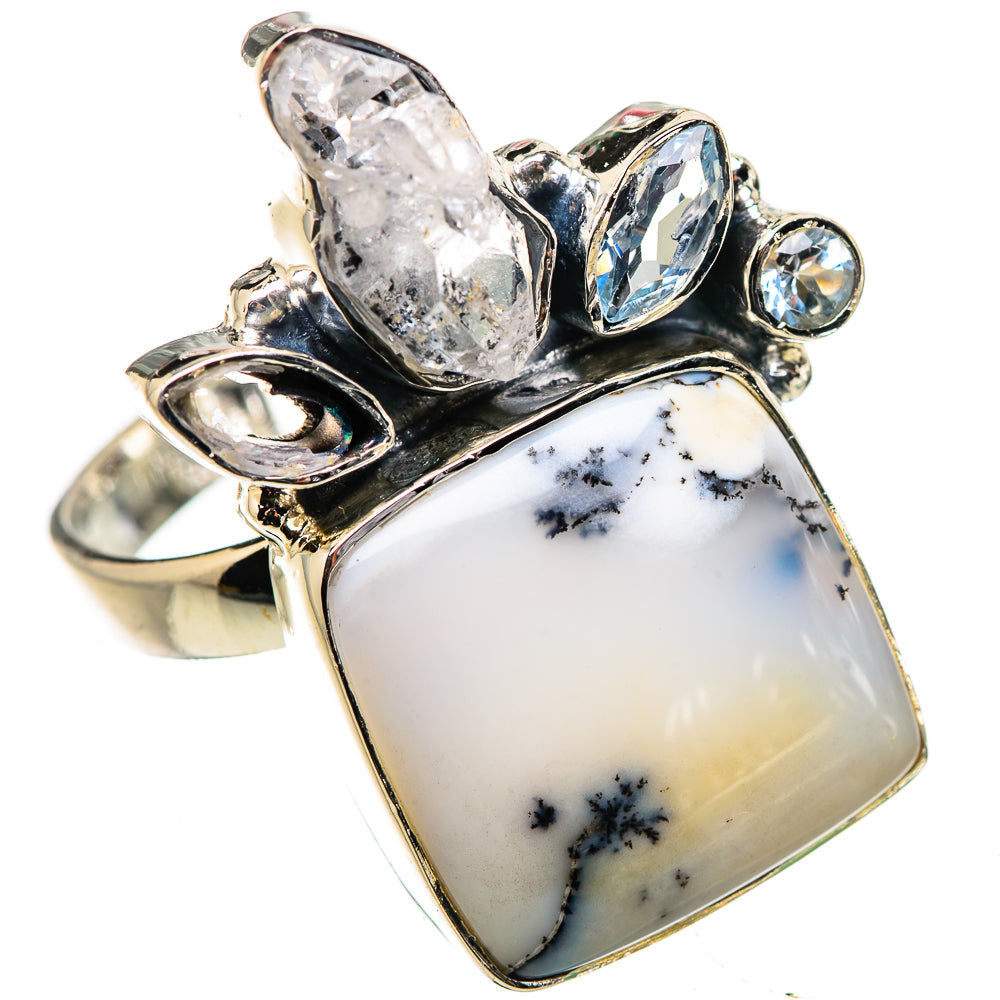 Dendritic Opal Rings handcrafted by Anasilvercos - RING133250 - Photo 2
