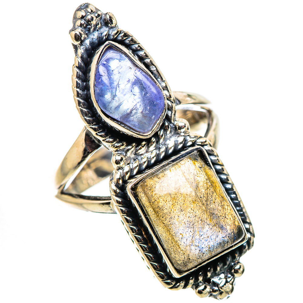 Labradorite Rings handcrafted by Anasilvercos - RING133260 - Photo 2